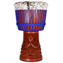 Koma Drum Djembe, by Mohamed Kaleb Sylla. Lenke wood, Guinea goat skins, and Koma Drum rope.