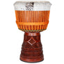Koma Drum Djembe, by Mohamed Kaleb Sylla. Lenke wood, Guinea goat skins, and Koma Drum rope.