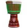 Koma Drum Djembe, by Mohamed Kaleb Sylla. Lenke wood, Guinea goat skins, and Koma Drum rope.