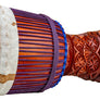 Koma Drum Djembe, by Mohamed Kaleb Sylla. Lenke wood, Guinea goat skins, and Koma Drum rope.