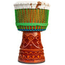 Koma Drum Djembe, by Mohamed Kaleb Sylla. Lenke wood, Guinea goat skins, and Koma Drum rope.