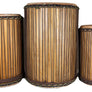 Koma Drum Dunun Set - Melina wood - Guinea, West Africa