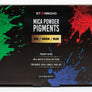 Starbond Mica Powder Pigment Kit (Red, Green, Blue) - Set of 24 Bottles of 10g