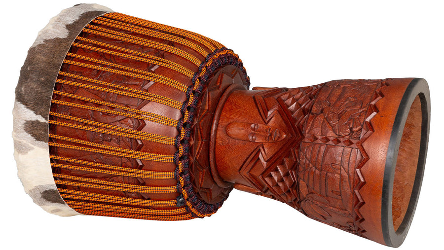 Koma Drum Djembe - MKS Special Piece - Mohamed  Kaleb Sylla - Guinea -Lenke Wood