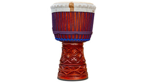 Koma Drum Djembe, by Mohamed Kaleb Sylla. Lenke wood, Guinea goat skins, and Koma Drum rope.