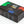 Starbond Mica Powder Pigment Kit (Red, Green, Blue) - Set of 24 Bottles of 10g